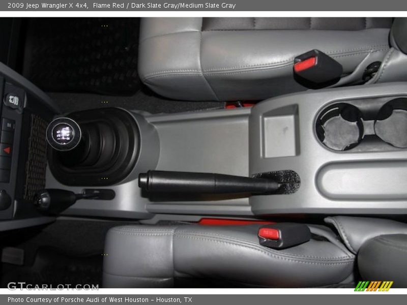 Flame Red / Dark Slate Gray/Medium Slate Gray 2009 Jeep Wrangler X 4x4