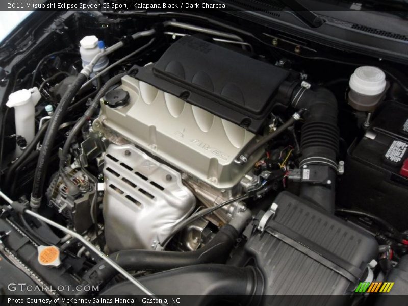 Kalapana Black / Dark Charcoal 2011 Mitsubishi Eclipse Spyder GS Sport