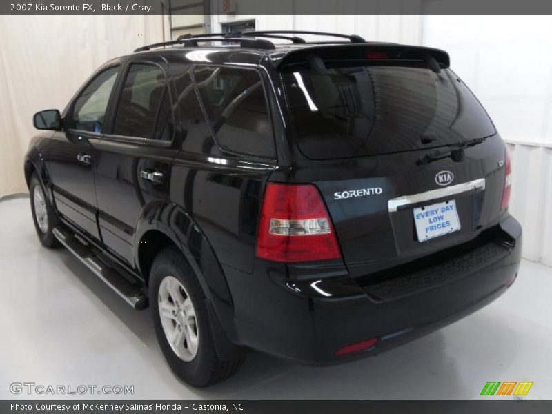 Black / Gray 2007 Kia Sorento EX