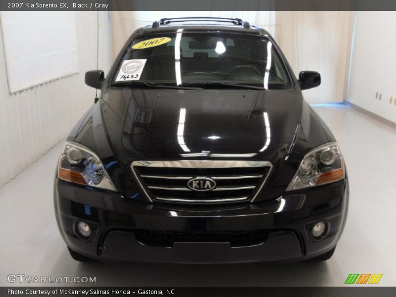 Black / Gray 2007 Kia Sorento EX