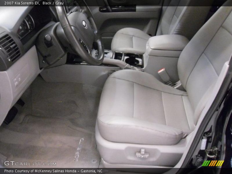 Black / Gray 2007 Kia Sorento EX