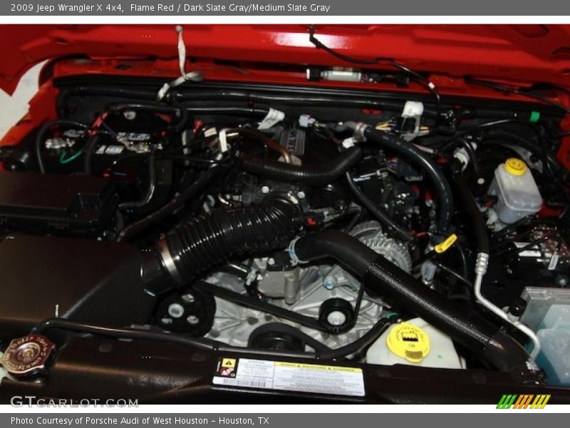 Flame Red / Dark Slate Gray/Medium Slate Gray 2009 Jeep Wrangler X 4x4