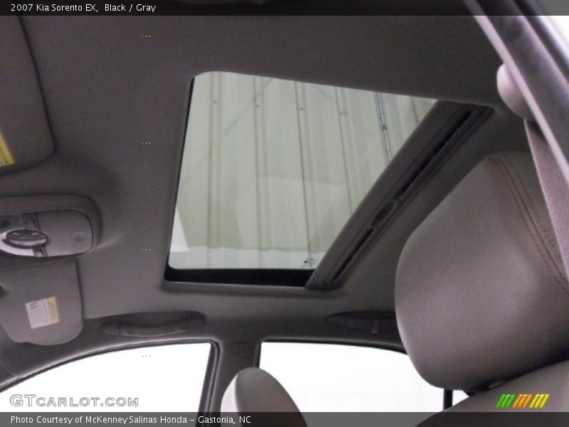 Black / Gray 2007 Kia Sorento EX