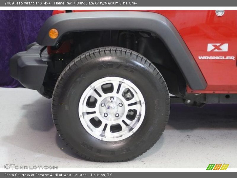 Flame Red / Dark Slate Gray/Medium Slate Gray 2009 Jeep Wrangler X 4x4