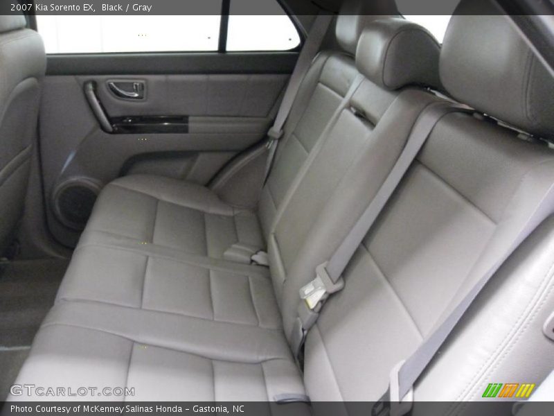 Black / Gray 2007 Kia Sorento EX