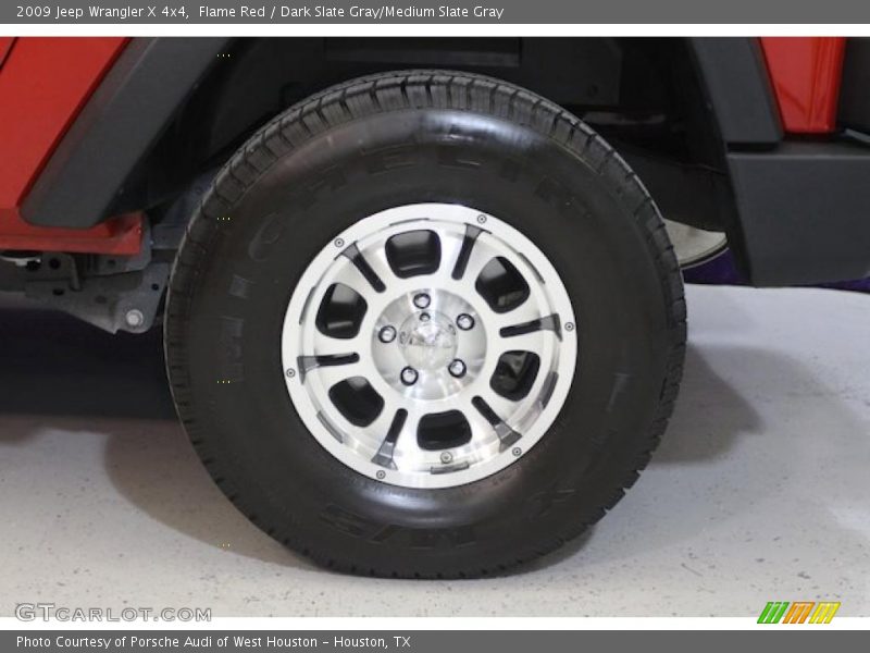 Flame Red / Dark Slate Gray/Medium Slate Gray 2009 Jeep Wrangler X 4x4