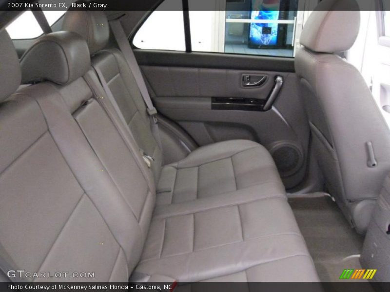 Black / Gray 2007 Kia Sorento EX