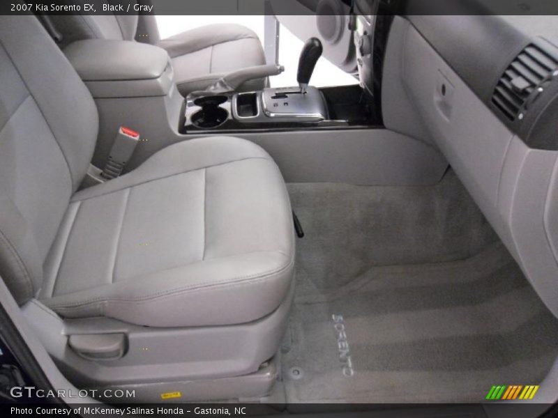 Black / Gray 2007 Kia Sorento EX