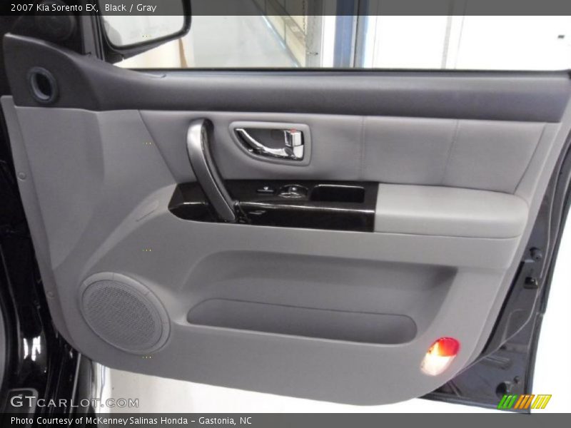 Black / Gray 2007 Kia Sorento EX