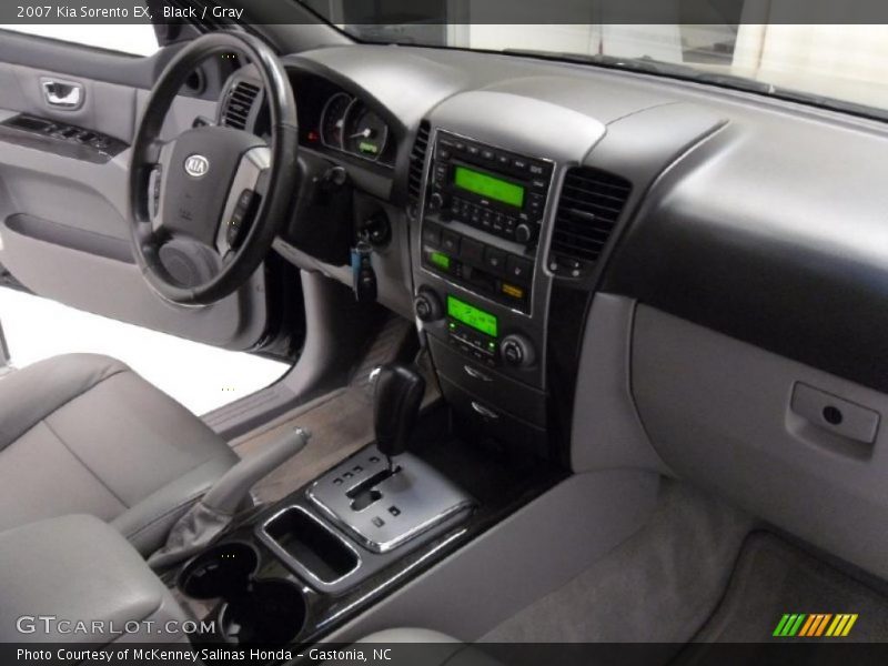 Black / Gray 2007 Kia Sorento EX