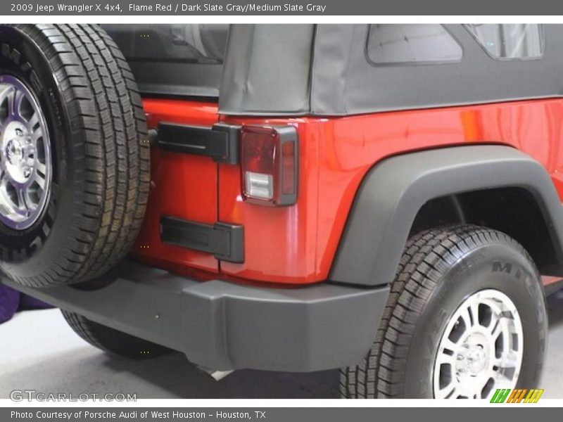 Flame Red / Dark Slate Gray/Medium Slate Gray 2009 Jeep Wrangler X 4x4