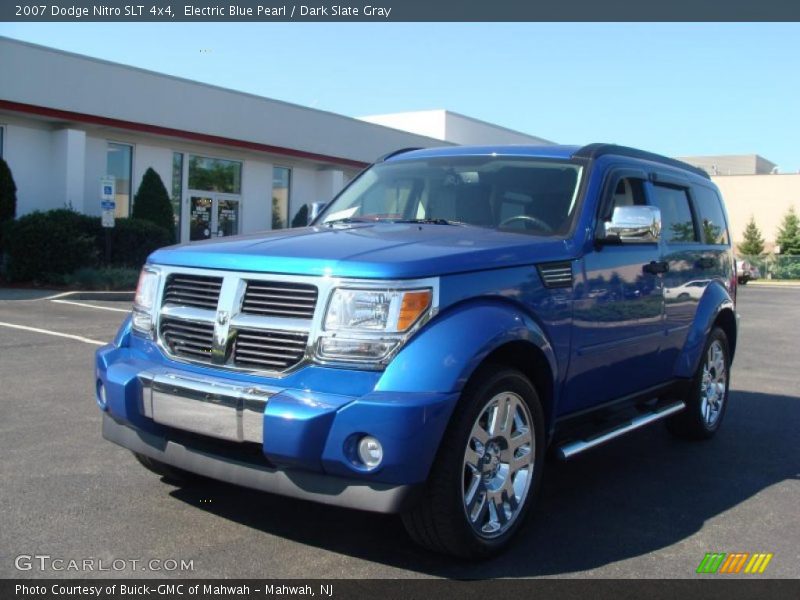 Electric Blue Pearl / Dark Slate Gray 2007 Dodge Nitro SLT 4x4