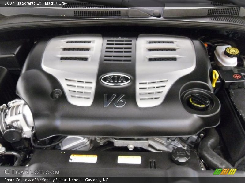 Black / Gray 2007 Kia Sorento EX