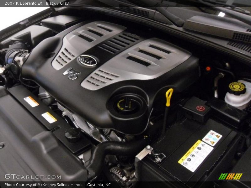 Black / Gray 2007 Kia Sorento EX