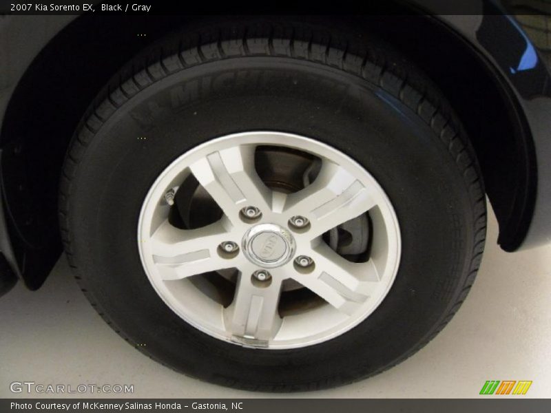 Black / Gray 2007 Kia Sorento EX