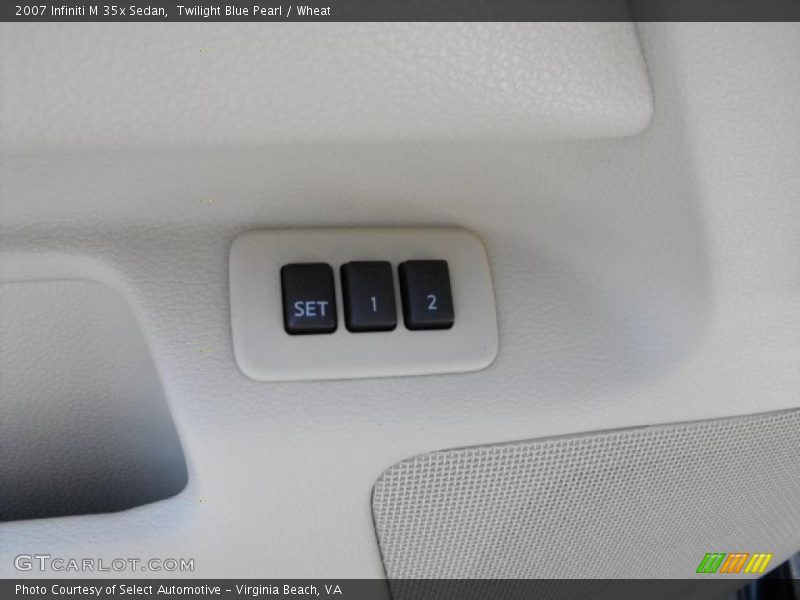 Twilight Blue Pearl / Wheat 2007 Infiniti M 35x Sedan
