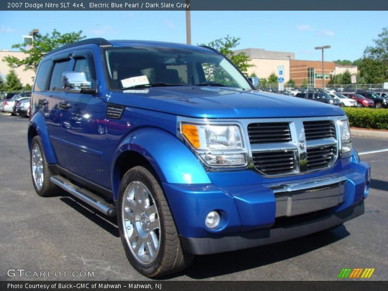 Electric Blue Pearl / Dark Slate Gray 2007 Dodge Nitro SLT 4x4