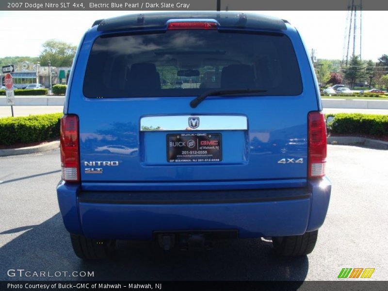 Electric Blue Pearl / Dark Slate Gray 2007 Dodge Nitro SLT 4x4