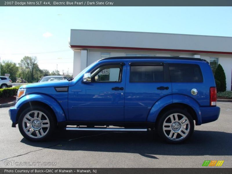 Electric Blue Pearl / Dark Slate Gray 2007 Dodge Nitro SLT 4x4