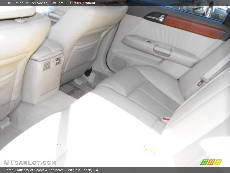 Twilight Blue Pearl / Wheat 2007 Infiniti M 35x Sedan