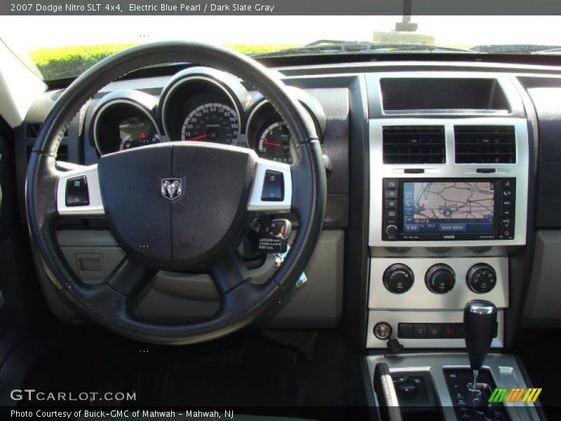 Electric Blue Pearl / Dark Slate Gray 2007 Dodge Nitro SLT 4x4