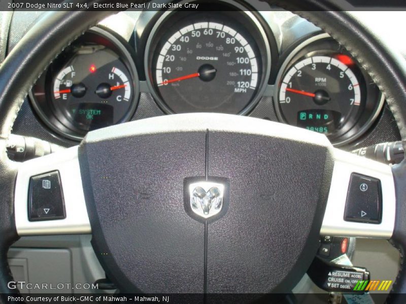 Electric Blue Pearl / Dark Slate Gray 2007 Dodge Nitro SLT 4x4