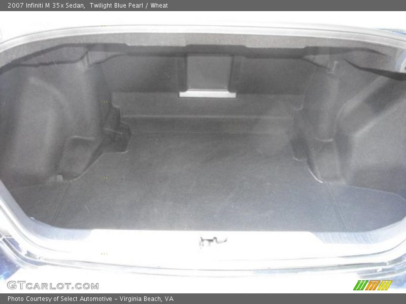 Twilight Blue Pearl / Wheat 2007 Infiniti M 35x Sedan