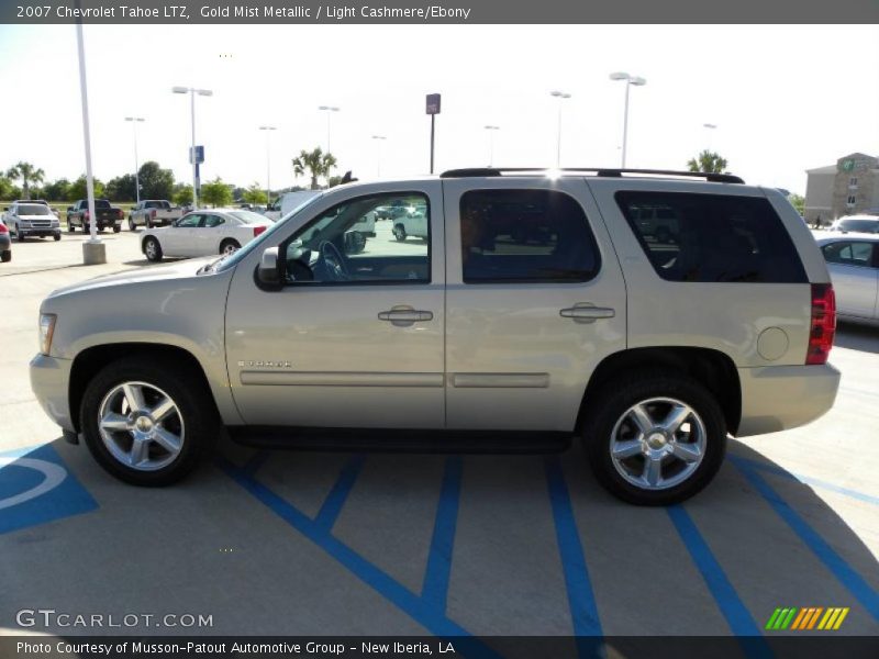 Gold Mist Metallic / Light Cashmere/Ebony 2007 Chevrolet Tahoe LTZ