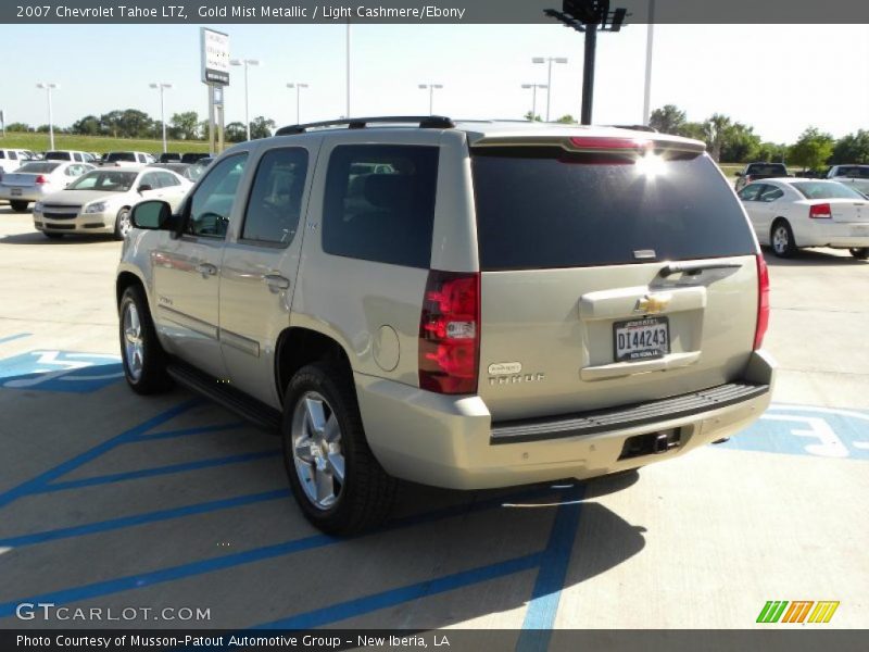 Gold Mist Metallic / Light Cashmere/Ebony 2007 Chevrolet Tahoe LTZ