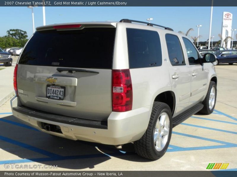 Gold Mist Metallic / Light Cashmere/Ebony 2007 Chevrolet Tahoe LTZ
