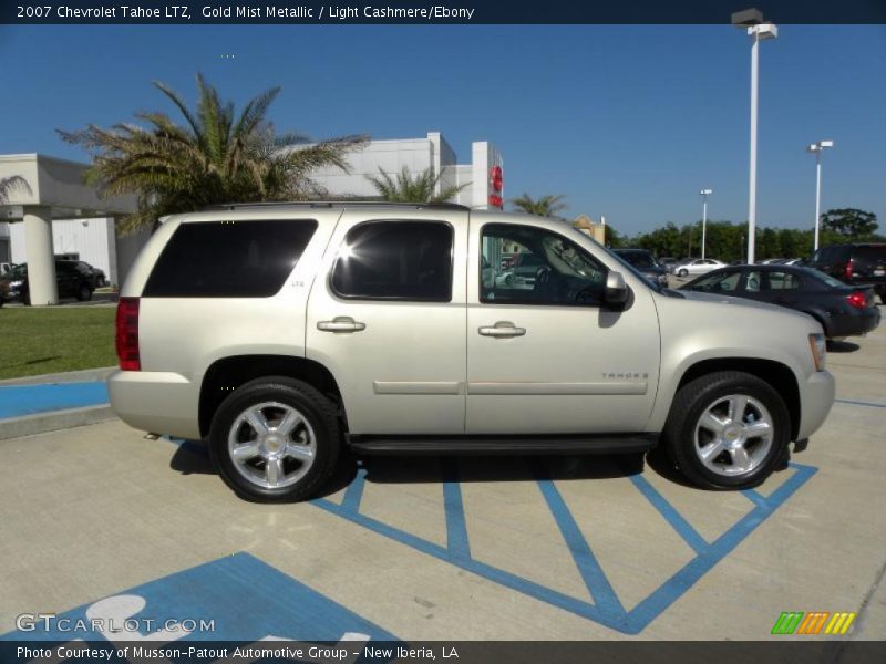 Gold Mist Metallic / Light Cashmere/Ebony 2007 Chevrolet Tahoe LTZ