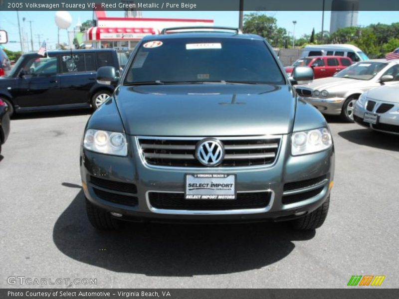 Reed Green Metallic / Pure Beige 2005 Volkswagen Touareg V8