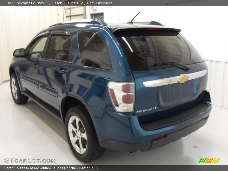 Laser Blue Metallic / Light Cashmere 2007 Chevrolet Equinox LT