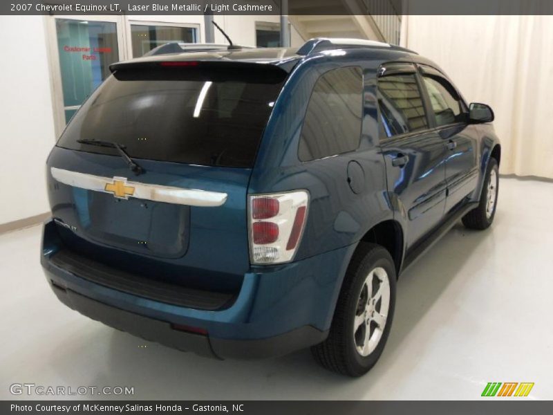 Laser Blue Metallic / Light Cashmere 2007 Chevrolet Equinox LT