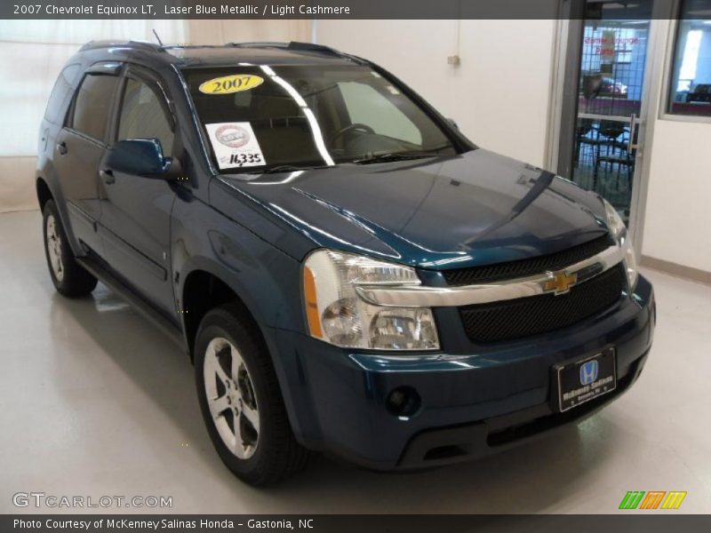 Laser Blue Metallic / Light Cashmere 2007 Chevrolet Equinox LT