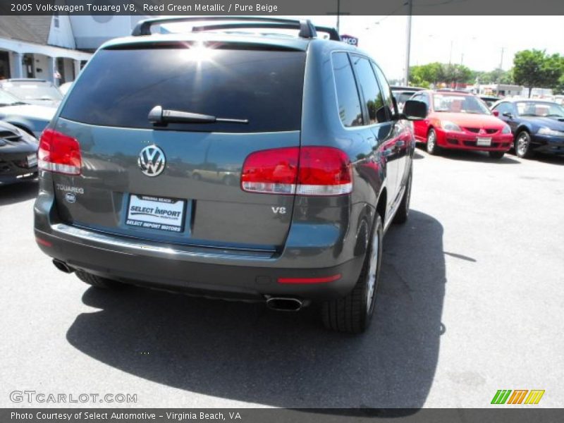 Reed Green Metallic / Pure Beige 2005 Volkswagen Touareg V8