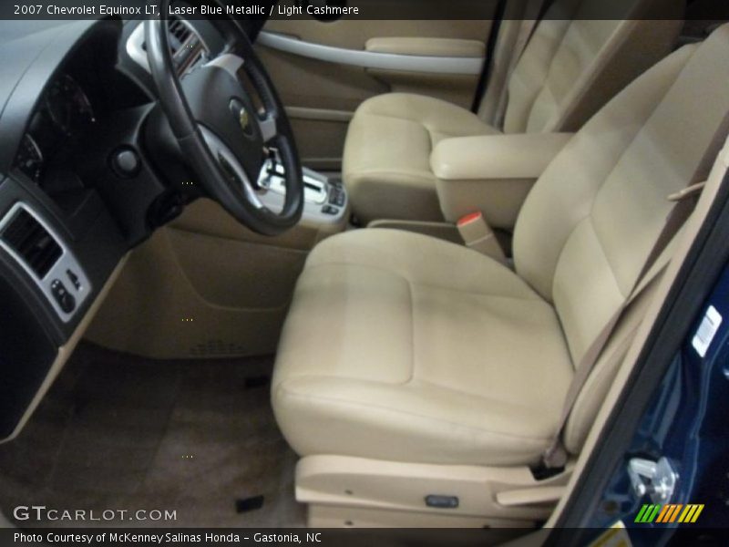 Laser Blue Metallic / Light Cashmere 2007 Chevrolet Equinox LT