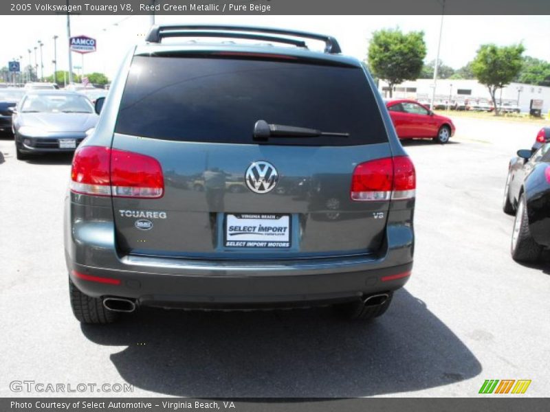 Reed Green Metallic / Pure Beige 2005 Volkswagen Touareg V8