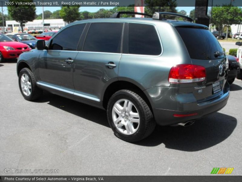 Reed Green Metallic / Pure Beige 2005 Volkswagen Touareg V8