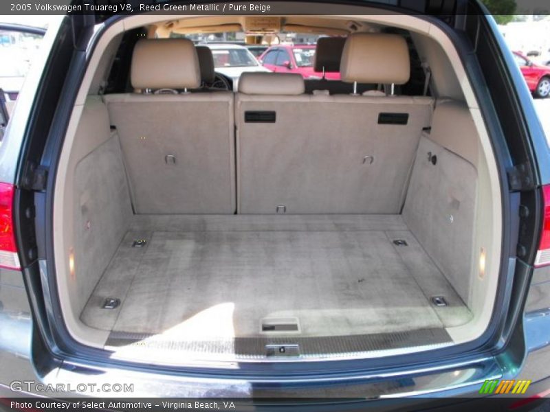 Reed Green Metallic / Pure Beige 2005 Volkswagen Touareg V8