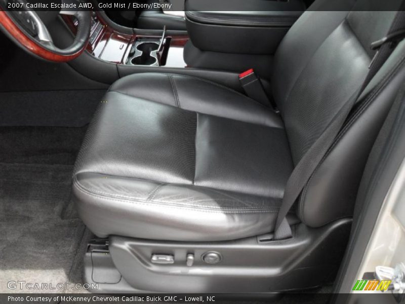 Gold Mist / Ebony/Ebony 2007 Cadillac Escalade AWD