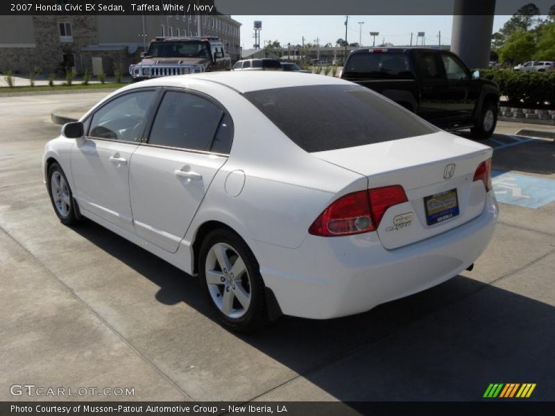 Taffeta White / Ivory 2007 Honda Civic EX Sedan