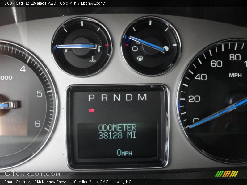 Gold Mist / Ebony/Ebony 2007 Cadillac Escalade AWD