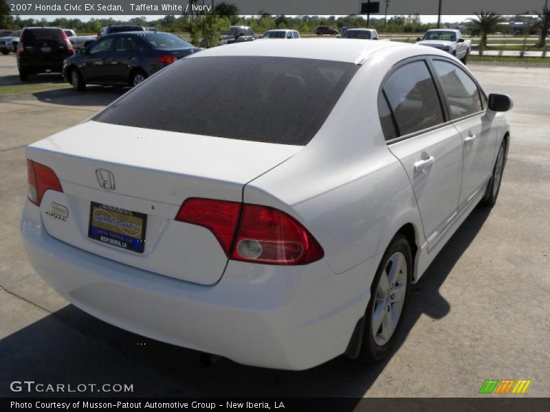 Taffeta White / Ivory 2007 Honda Civic EX Sedan