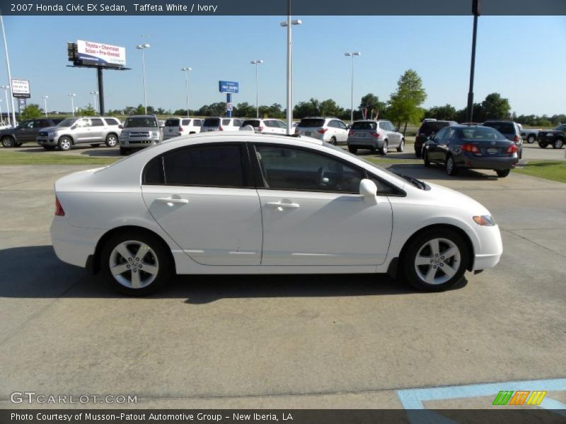 Taffeta White / Ivory 2007 Honda Civic EX Sedan