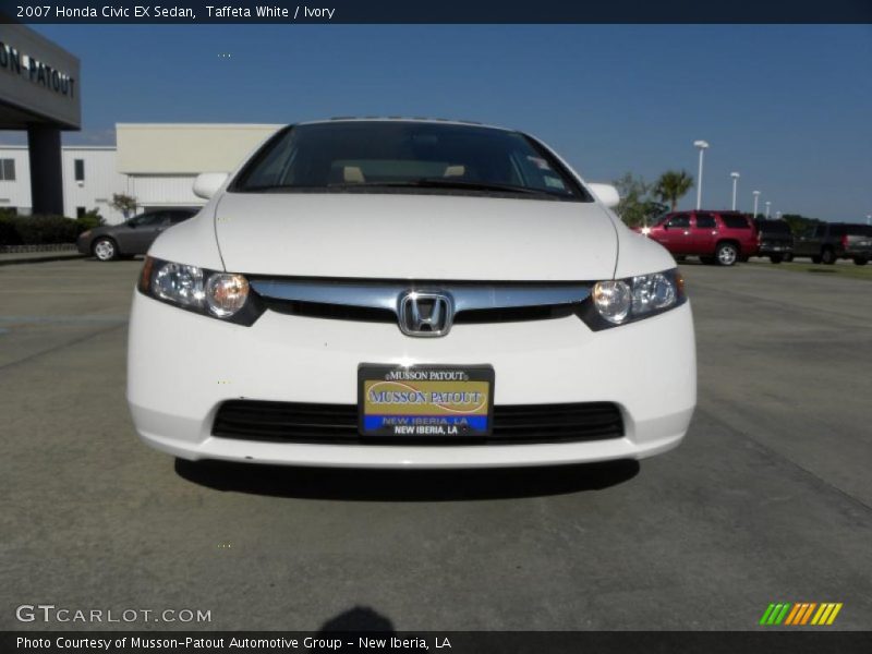 Taffeta White / Ivory 2007 Honda Civic EX Sedan