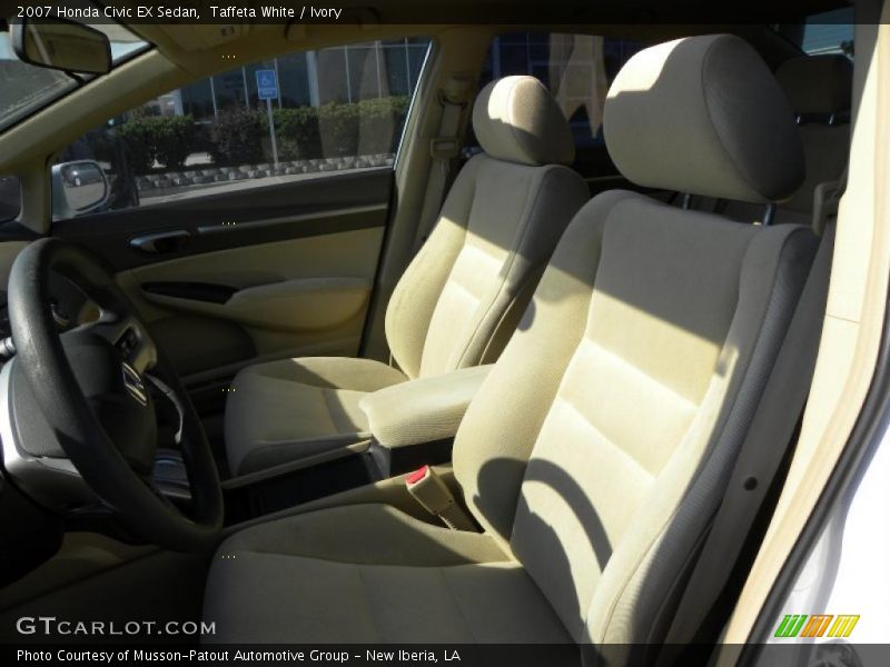 Taffeta White / Ivory 2007 Honda Civic EX Sedan