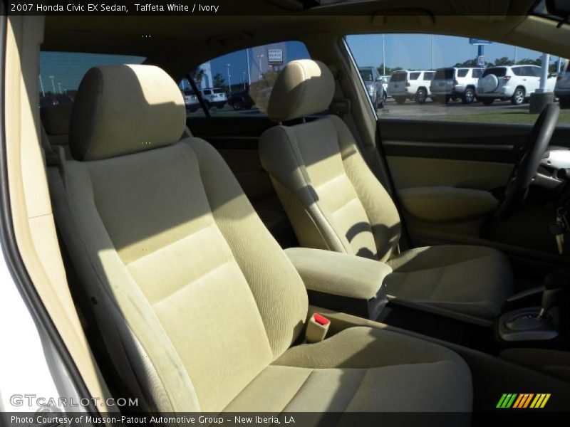 Taffeta White / Ivory 2007 Honda Civic EX Sedan