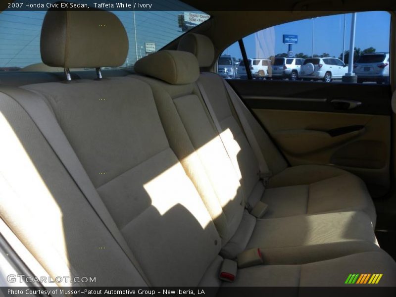 Taffeta White / Ivory 2007 Honda Civic EX Sedan