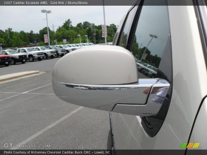 Gold Mist / Ebony/Ebony 2007 Cadillac Escalade AWD